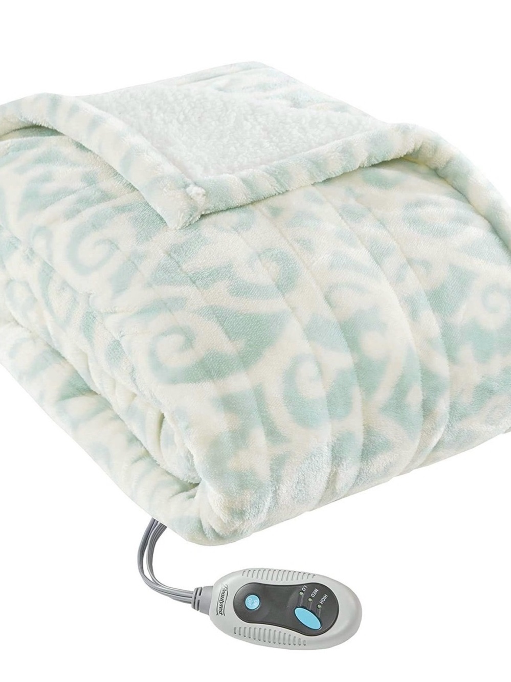 Beautyrest Wearable Electric Poncho Wrap Blanket